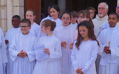 1ère communion et  profession de foi paroisse Bienheureuse Marie-Louise